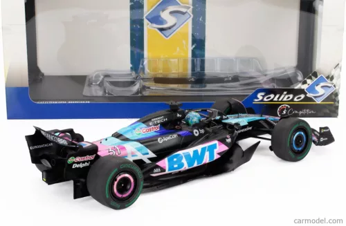 ALPINE  F1  A524 TEAM BWT ALPINE N 31 BRAZILIAN GP 2024 ESTEBAN OCON  BLACK BLUE PINK