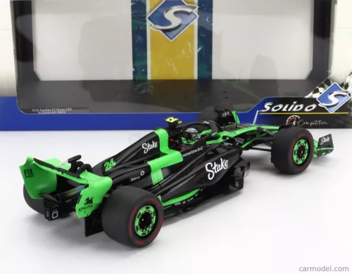 SAUBER  F1  C44 TEAM STAKE KICK N 24 BAHRAIN GP 2024 ZHOU GUANYU  GREEN BLACK