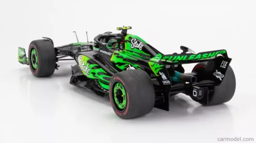 SAUBER  F1  C44 TEAM STAKE KICK N 24 LAS VEGAS USA GP 2024 ZHOU GUANYU  GREEN BLACK
