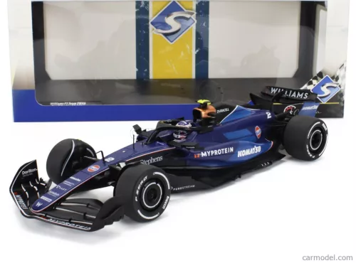 WILLIAMS  F1  FW46 TEAM WILLIAMS RACING N 2 SAUDI ARABIA 2024 LOGAN SARGEANT  2 TONE BLUE