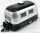 TRAILER  ROULOTTE CARAVAN AIRSTREAM BAMBI 1960  BLACK SILVER