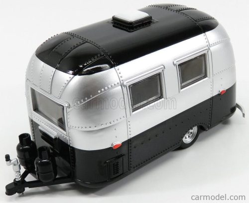 TRAILER  ROULOTTE CARAVAN AIRSTREAM BAMBI 1960  BLACK SILVER