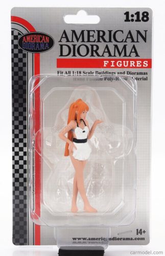 FIGURES  COSPLAY GIRL 2  BEIGE WHITE ORANGE