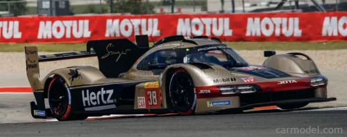 PORSCHE  963 9RD 4.6L TURBO V8 TEAM HERTZ JOTA N 38 6h LONE STAR LE MANS AUSTIN USA 2024 JENSON BUTTON - PHIL HANSON - OLIVER RASMUSSEN  WHITE GOLD