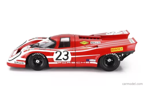 PORSCHE  917K 4.9L TEAM SALZBURG N 23 WINNER 24h LE MANS 1970 HANS HERRMANN - RICHARD ATTWOOD  RED WHITE