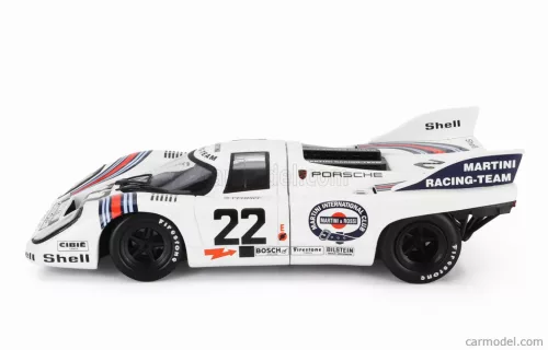 PORSCHE  917K 4.9L TEAM MARTINI RACING N 22 WINNER 24h LE MANS 1971 HELMUT MARKO - GIJS VAN LENNEP  WHITE