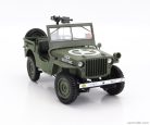 JEEP  WILLYS CABRIOLET OPEN ARMY D-DAY NORMANDY 1944  MILITARY GREEN