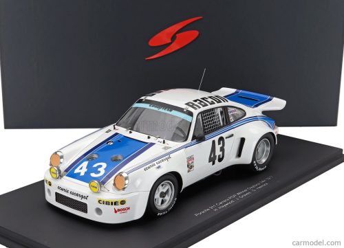 PORSCHE  911 CARRERA RSR TEAM ECURIE ESCARGOT N 43 WINNER 24h DAYTONA 1977 HURLEY HAYWOOD - JOHN GRAVES - DAVE HELMICK  WHITE BLUE