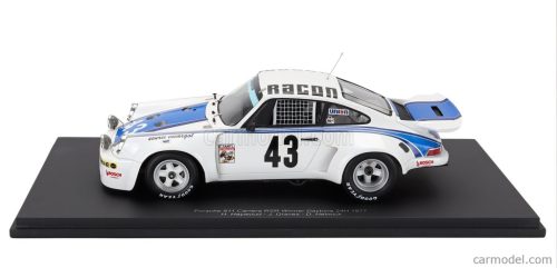 PORSCHE  911 CARRERA RSR TEAM ECURIE ESCARGOT N 43 WINNER 24h DAYTONA 1977 HURLEY HAYWOOD - JOHN GRAVES - DAVE HELMICK  WHITE BLUE