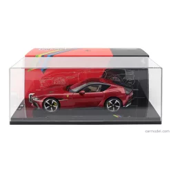   FERRARI  12CILINDRI 2024 - WITH SHOWCASE - NUMBERED ONE BY ONE  ROSSO IMOLA - RED MET