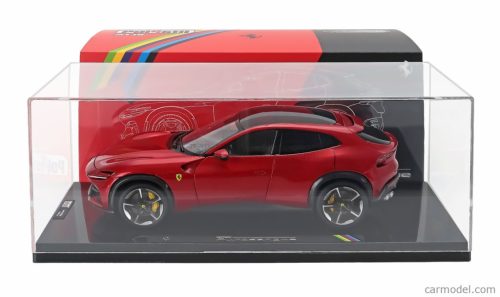 FERRARI  PUROSANGUE 2022 - WITH SHOWCASE - NUMBERED ONE BY ONE  ROSSO MAGMA - RED MET
