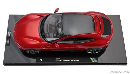 FERRARI  PUROSANGUE 2022 - WITH SHOWCASE - NUMBERED ONE BY ONE  ROSSO MAGMA - RED MET