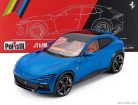 FERRARI  PUROSANGUE 2022 - WITH SHOWCASE - NUMBERED ONE BY ONE  BLU CORSA - BLUE MET