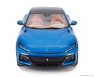 FERRARI  PUROSANGUE 2022 - WITH SHOWCASE - NUMBERED ONE BY ONE  BLU CORSA - BLUE MET