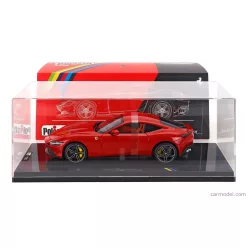   FERRARI  ROMA 2019 - WITH SHOWCASE - NUMBERED ONE BY ONE  ROSSO CORSA 322 - RED