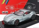 FERRARI  ROMA 2019 - WITH SHOWCASE - NUMBERED ONE BY ONE  GRIGIO TITANIO - GREY MET