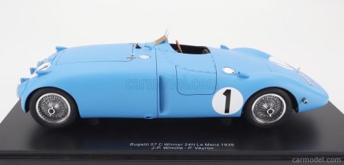 BUGATTI - 57C TANK SPIDER N 1 WINNER 24h LE MANS 1939 J.P.WIMILLE - P.VEYRON