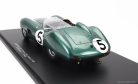 ASTON MARTIN   DBR1 3.0L SPIDER TEAM DAVID BROWN RACING DEPT. N 5 WINNER 24h LE MANS 1959 R.SALVADORI - C.SHELBY - CON VETRINA - WITH SHOWCASE   GREEN