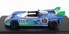 MATRA SIMCA   MS670B 3.0L V12 TEAM EQUIPE MATRA-SIMCA SHELL N 15 WINNER 24h LE MANS 1972 - H.PESCAROLO - G.HILL - CON VETRINA - WITH SHOWCASE   BLUETTE WHITE