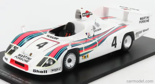 PORSCHE  936/77 2.1L TWIN TURBO TEAM MARTINI RACING PORSCHE SYSTEM N 4 WINNER 24h LE MANS 1977 JACKY ICKX - HURLEY HYWOOD - JURGEN BARTH  WHITE RED BLUE