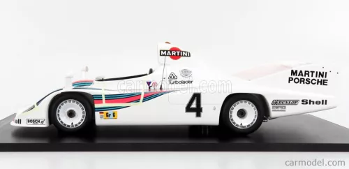 PORSCHE  936/77 2.1L TWIN TURBO TEAM MARTINI RACING PORSCHE SYSTEM N 4 WINNER 24h LE MANS 1977 JACKY ICKX - HURLEY HYWOOD - JURGEN BARTH  WHITE RED BLUE