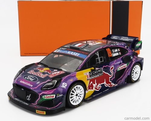 FORD ENGLAND - PUMA RALLY1 RED BULL TEAM FORD WORLD RALLY M-SPORT N 19 WINNER RALLY MONTECARLO 2022 S.LOEB - I.GALMICHE