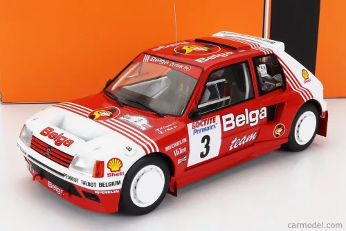 PEUGEOT  205 T16 BELGA N 3 RALLY YPRES 1985 B.DARNICHE - A.MAHE