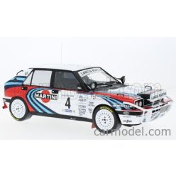   LANCIA  DELTA INTEGRALE 16V MARTINI (night version) N 4 RALLY SAFARI 1990 ALESSANDRO FIORIO - LUIGI PIROLLO  WHITE BLUE RED