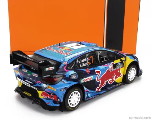 FORD ENGLAND  PUMA RALLY1 TEAM RED BULL FORD WORLD RALLY M-SPORT N 7 6th RALLY SWEDEN 2023 PIERRE LOUIS LOUBET - NICOLAS GILSOUL  BLUE YELLOW RED