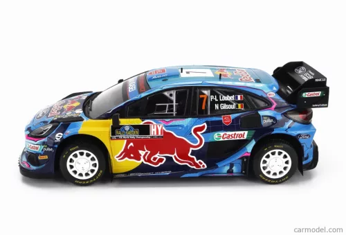 FORD ENGLAND  PUMA RALLY1 TEAM RED BULL FORD WORLD RALLY M-SPORT N 7 6th RALLY SWEDEN 2023 PIERRE LOUIS LOUBET - NICOLAS GILSOUL  BLUE YELLOW RED