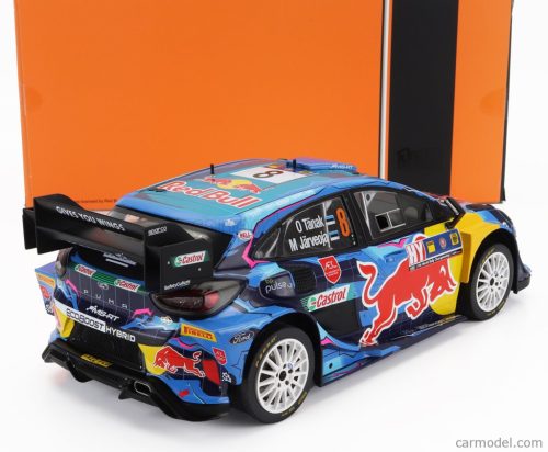 FORD ENGLAND  PUMA RALLY1 TEAM RED BULL FORD WORLD RALLY M-SPORT N 8 3rd RALLY CENTRAL EUROPEAN 2023 OTT TANAK - MARTIN JARVEOJA  BLUE YELLOW RED