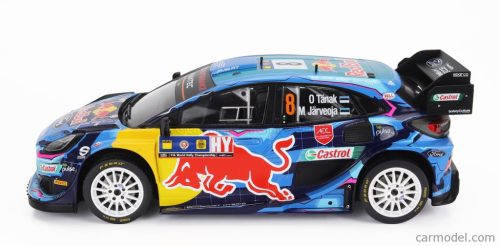FORD ENGLAND  PUMA RALLY1 TEAM RED BULL FORD WORLD RALLY M-SPORT N 8 3rd RALLY CENTRAL EUROPEAN 2023 OTT TANAK - MARTIN JARVEOJA  BLUE YELLOW RED