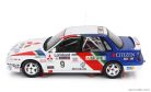 MITSUBISHI  GALANT VR-4 TEAM MITSUBISHI RALLIART EUROPE N 9 2nd RAC RALLY 1990 KENNETH ERIKSSON - STAFFAN PARMANDER  WHITE BLUE RED