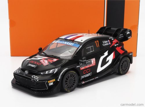 TOYOTA  YARIS GR RALLY1 HYBRID TEAM TOYOTA GAZOO RACING WRT N 17 2nd RALLY MONTECARLO 2024 SEBASTIEN OGIER - VINCENT LANDAIS  BLACK