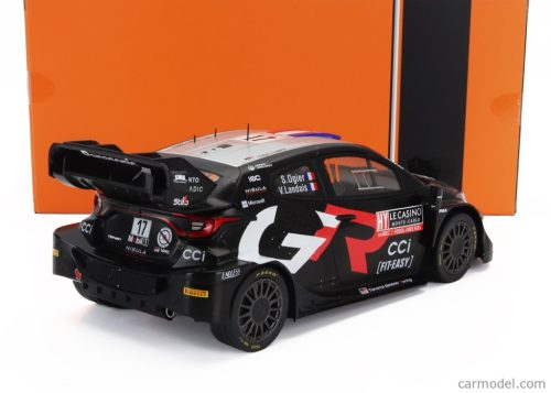 TOYOTA  YARIS GR RALLY1 HYBRID TEAM TOYOTA GAZOO RACING WRT N 17 2nd RALLY MONTECARLO 2024 SEBASTIEN OGIER - VINCENT LANDAIS  BLACK
