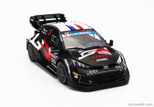 TOYOTA  YARIS GR RALLY1 HYBRID TEAM TOYOTA GAZOO RACING WRT N 17 2nd RALLY MONTECARLO 2024 SEBASTIEN OGIER - VINCENT LANDAIS  BLACK