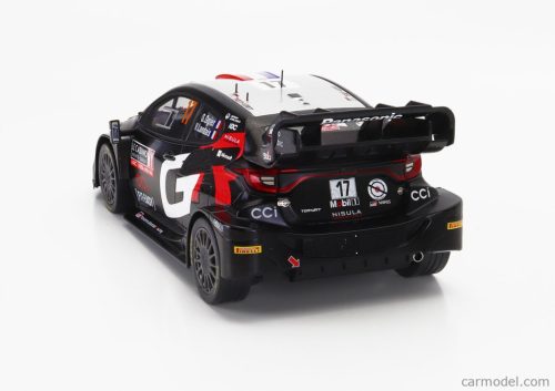 TOYOTA  YARIS GR RALLY1 HYBRID TEAM TOYOTA GAZOO RACING WRT N 17 2nd RALLY MONTECARLO 2024 SEBASTIEN OGIER - VINCENT LANDAIS  BLACK