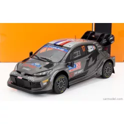   TOYOTA  YARIS GR RALLY1 TEAM TOYOTA GAZOO RACING WRT N 17 WINNER RALLY FINLAND 2024 SEBASTIEN OGIER - VINCENT LANDAIS  GREY