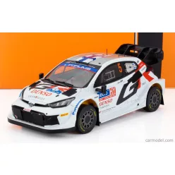   TOYOTA  YARIS GR RALLY1 TEAM TOYOTA GAZOO RACING WRT N 5 4th RALLY FINLAND 2024 SAMI PAJARI - ENNI MALKONEN  WHITE