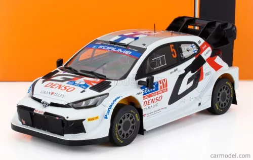 TOYOTA  YARIS GR RALLY1 TEAM TOYOTA GAZOO RACING WRT N 5 4th RALLY FINLAND 2024 SAMI PAJARI - ENNI MALKONEN  WHITE