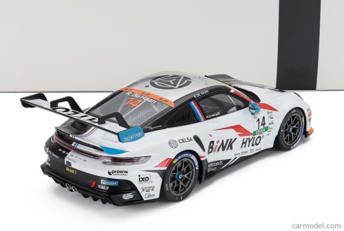 PORSCHE  911 992 GT3 CUP TEAM M75 BERNHARD N 14 WINNER PORSCHE CUP OSCHERSLEBEN 2024 ROBERT DE HAAN  BLACK WHITE