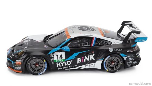 PORSCHE  911 992 GT3 CUP TEAM M75 BERNHARD N 14 WINNER PORSCHE CUP OSCHERSLEBEN 2024 ROBERT DE HAAN  BLACK WHITE