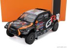 TOYOTA  GR DKR HILUX TEAM TOYOTA GAZOO RACING N 211 RALLY DAKAR 2025 HENK LATEGAN - BRETT CUMMINGS  BLACK ORANGE RED