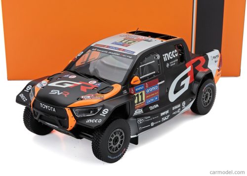 TOYOTA  GR DKR HILUX TEAM TOYOTA GAZOO RACING N 211 RALLY DAKAR 2025 HENK LATEGAN - BRETT CUMMINGS  BLACK ORANGE RED