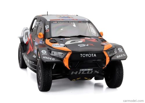 TOYOTA  GR DKR HILUX TEAM TOYOTA GAZOO RACING N 211 RALLY DAKAR 2025 HENK LATEGAN - BRETT CUMMINGS  BLACK ORANGE RED