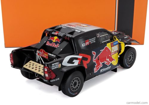 TOYOTA  GR DKR HILUX TEAM TOYOTA GAZOO RACING N 206 RALLY DAKAR 2024 LUCAS MORAES - ARMAND MONLEON  BLACK YELLOW RED