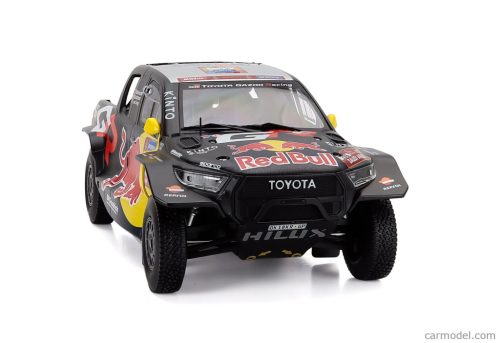 TOYOTA  GR DKR HILUX TEAM TOYOTA GAZOO RACING N 206 RALLY DAKAR 2024 LUCAS MORAES - ARMAND MONLEON  BLACK YELLOW RED