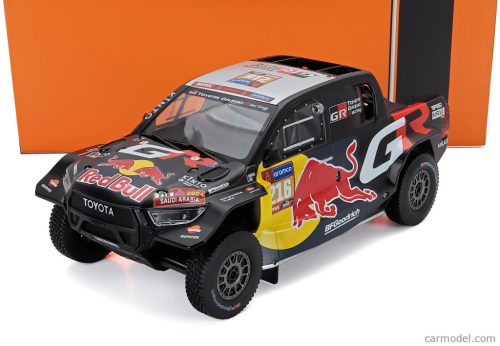 TOYOTA  GR DKR HILUX TEAM TOYOTA GAZOO RACING N 216 RALLY DAKAR 2024 SETH QUINTER - DENNIS ZENZ  BLACK YELLOW RED