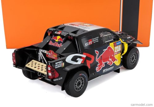 TOYOTA  GR DKR HILUX TEAM TOYOTA GAZOO RACING N 216 RALLY DAKAR 2024 SETH QUINTER - DENNIS ZENZ  BLACK YELLOW RED