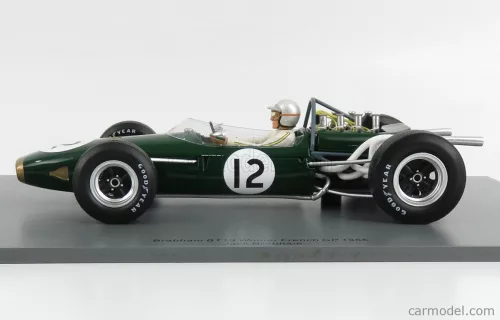BRABHAM   F1  BT19 N 12 WINNER FRENCH GP JACK BRABHAM 1966 WORLD CHAMPION   GREEN GOLD